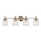 Maxim Lighting Swirl 4-Light Bath Vanity, Satin Champagne 21354CRSCH - alternate 1